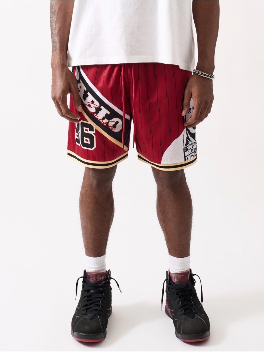 Reason Pablo Escobar Basketball Shorts Red Graphic Men’s M & XL NWT
